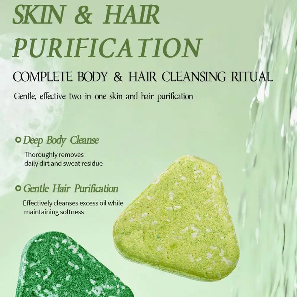 Herbal Shampoo Bar Platycladus Extract For Oily Scalp 128g