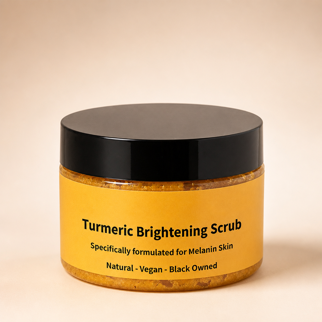 Sea Salt Body Scrub With Turmeric And Jojoba Oil