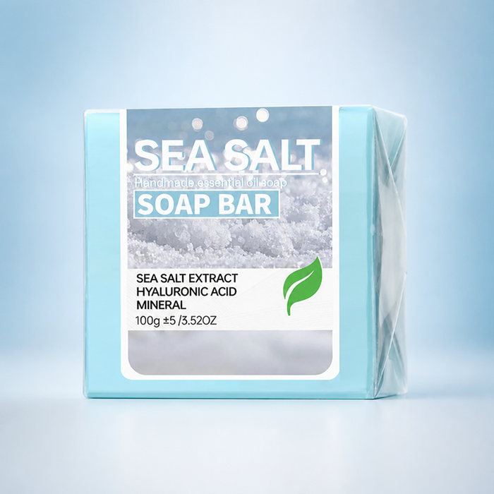 Sea Salt Soap Hyaluronic Acid Hydrating Bar For Dry Skin