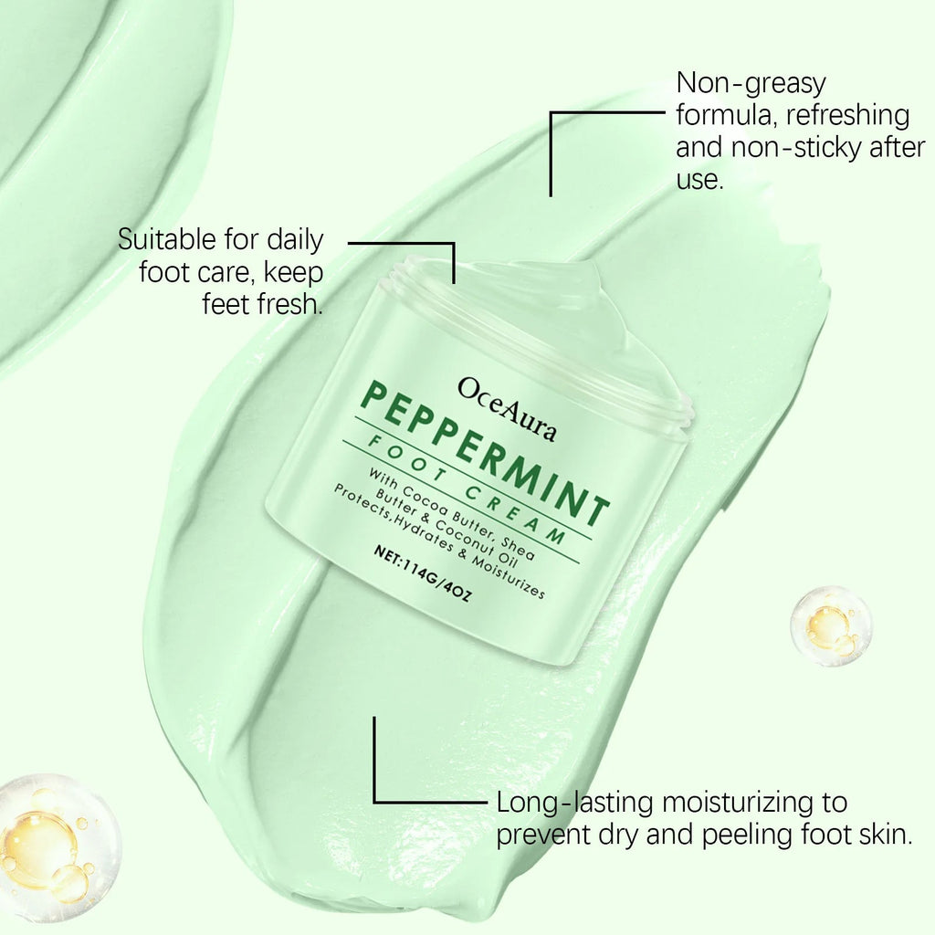 Peppermint Moisturizing Foot Cream