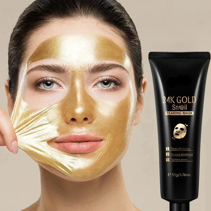 24K Gold Snail Collagen Peel Off Face Mask