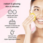 Kojic acid cleansing pads for a refreshed complexion
