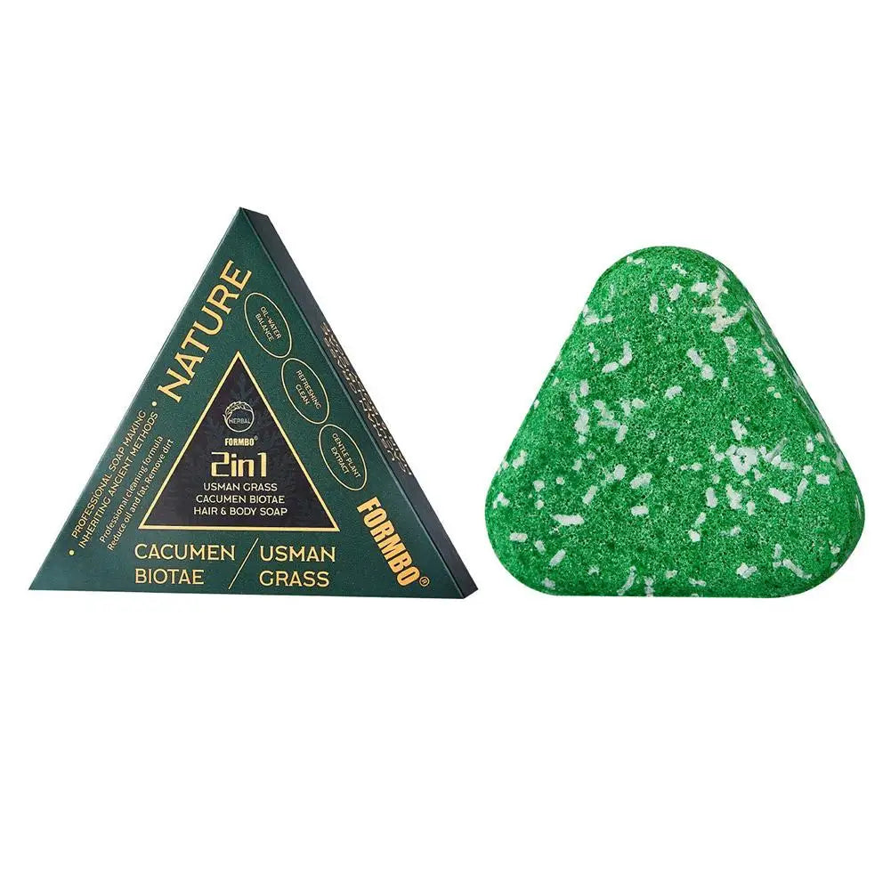 Herbal Shampoo Bar Platycladus Extract For Oily Scalp 128g