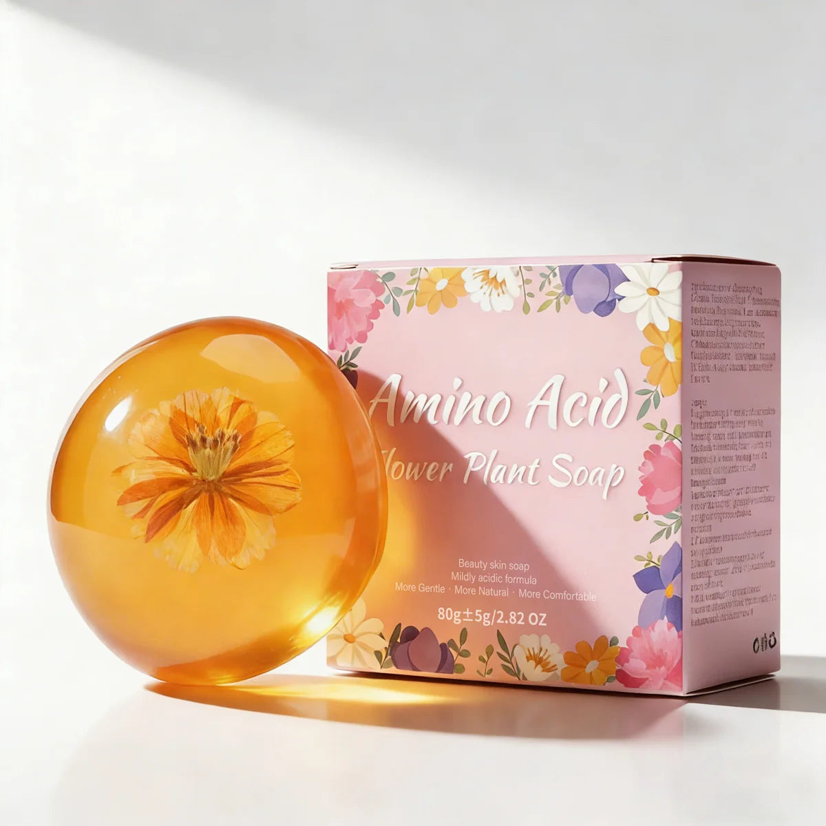Natural Soap Bar Amino Acid Moisturizing Brightening 80G