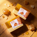 Goat Milk Soap Honey Two Tone Handmade For Oily Skin