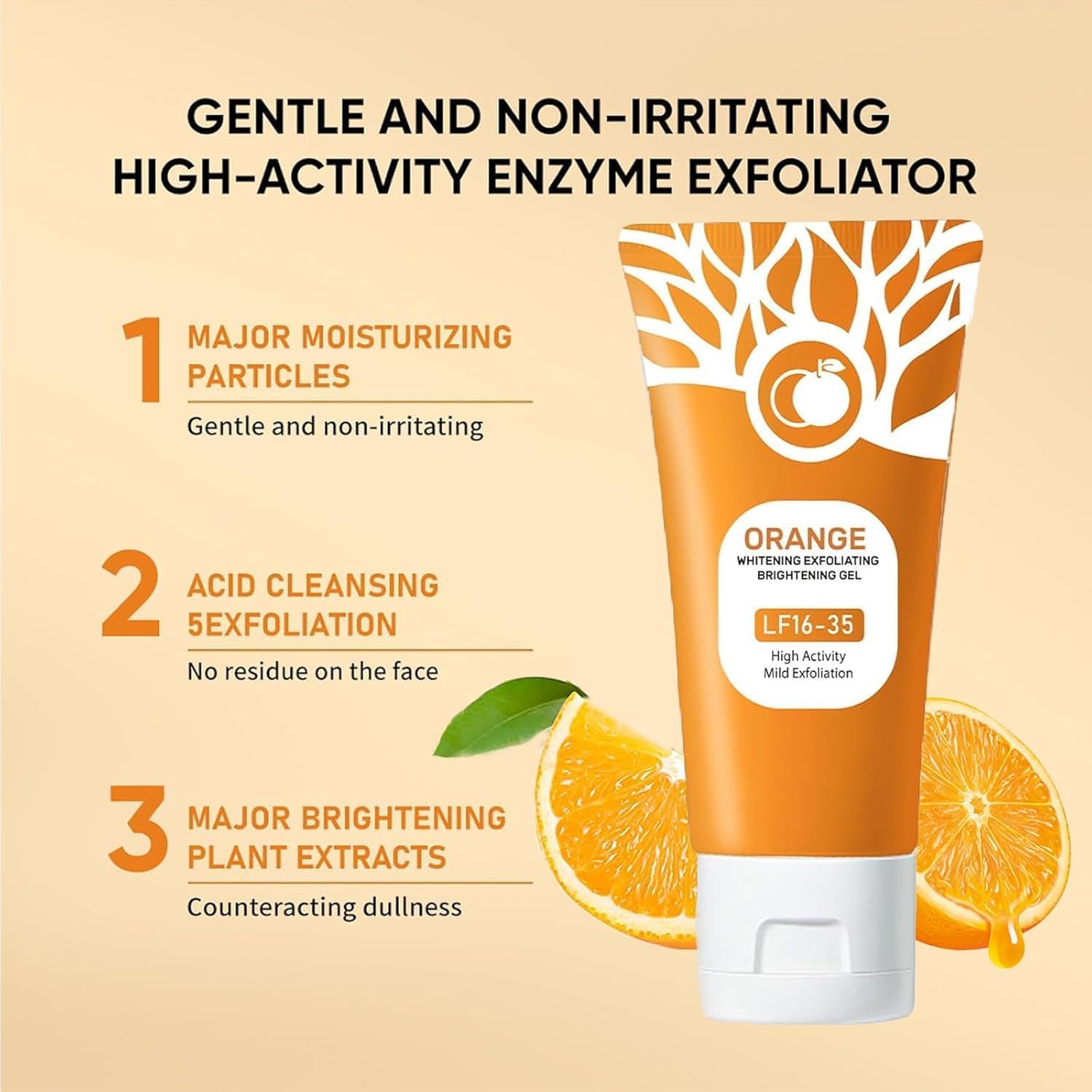 Orange Exfoliating Gel Face Scrub