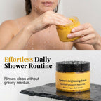 Sea Salt Body Scrub With Turmeric And Jojoba Oil