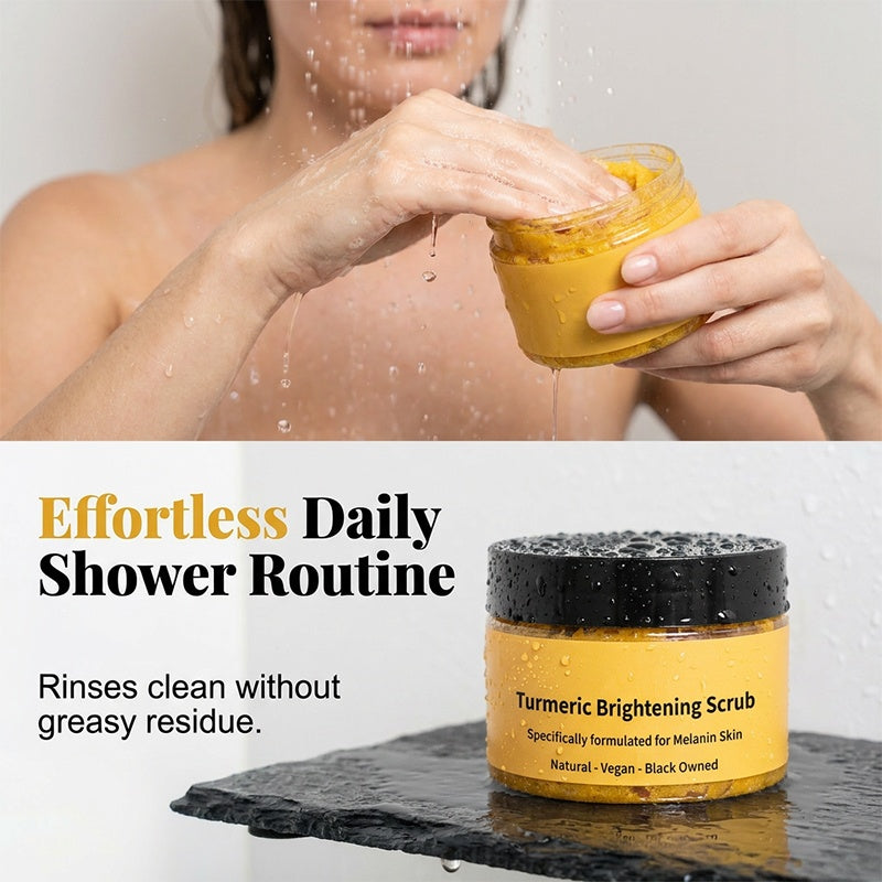 Sea Salt Body Scrub With Turmeric And Jojoba Oil