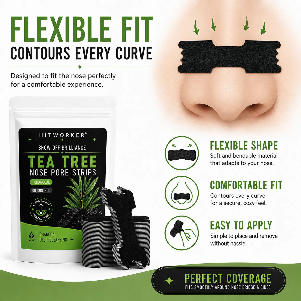 Nose Pore Cleansing Strips