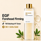 EGF peptide firming toner product packaging on a plain background