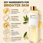 EGF peptide firming toner packaging for smoother-looking skin