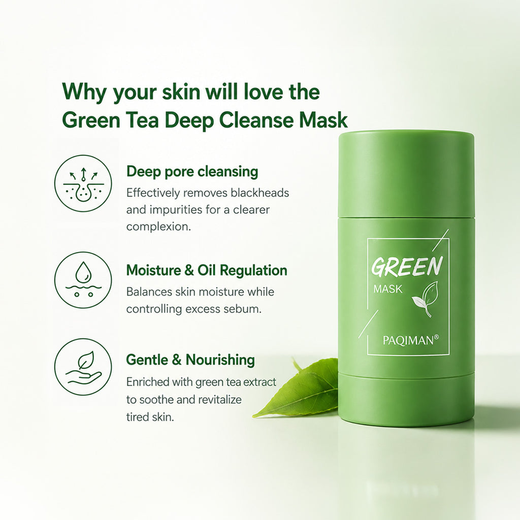 Green Tea Deep Cleansing Facial Mask Stick