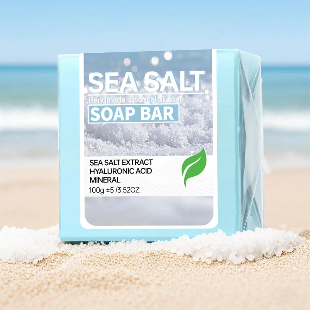 Sea Salt Soap Hyaluronic Acid Hydrating Bar For Dry Skin