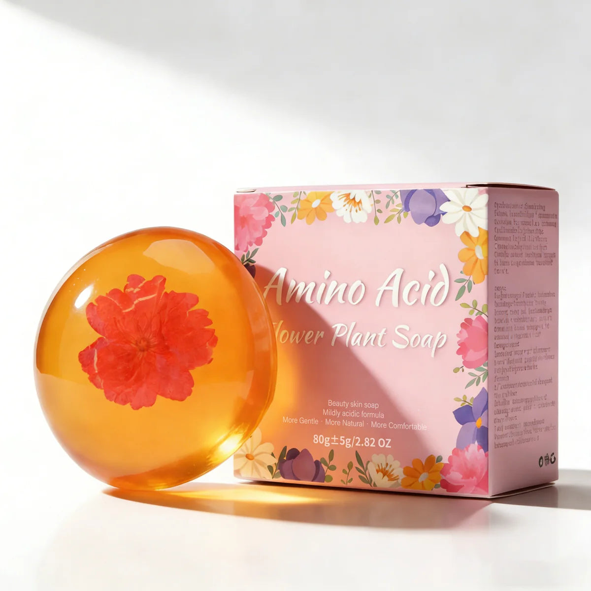 Natural Soap Bar Amino Acid Moisturizing Brightening 80G