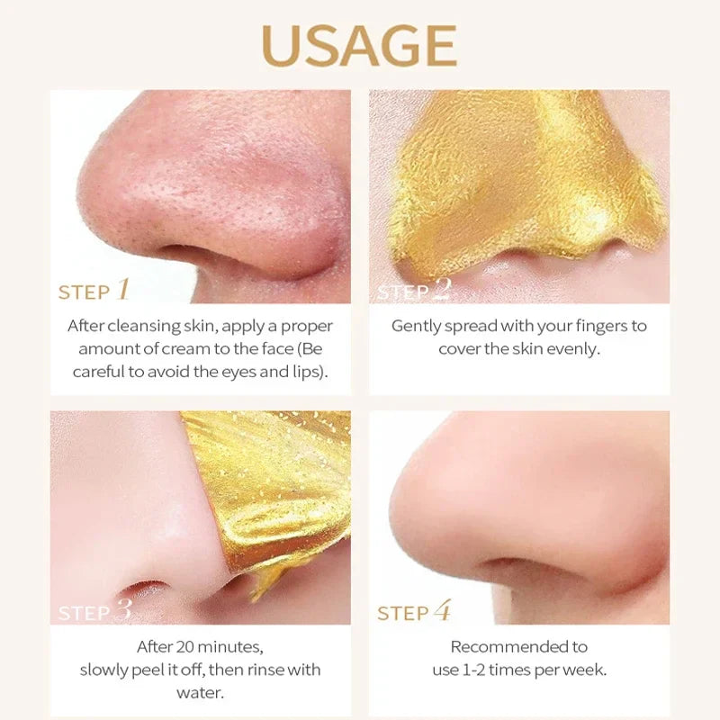 24K Gold Snail Collagen Peel Off Face Mask