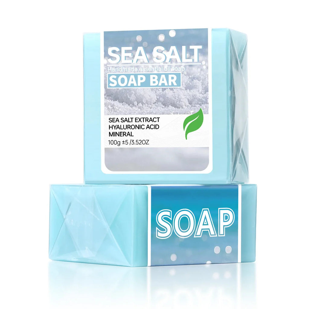 Sea Salt Soap Hyaluronic Acid Hydrating Bar For Dry Skin