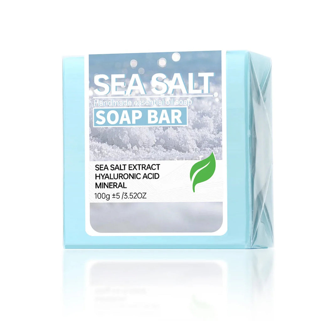 Sea Salt Soap Hyaluronic Acid Hydrating Bar For Dry Skin