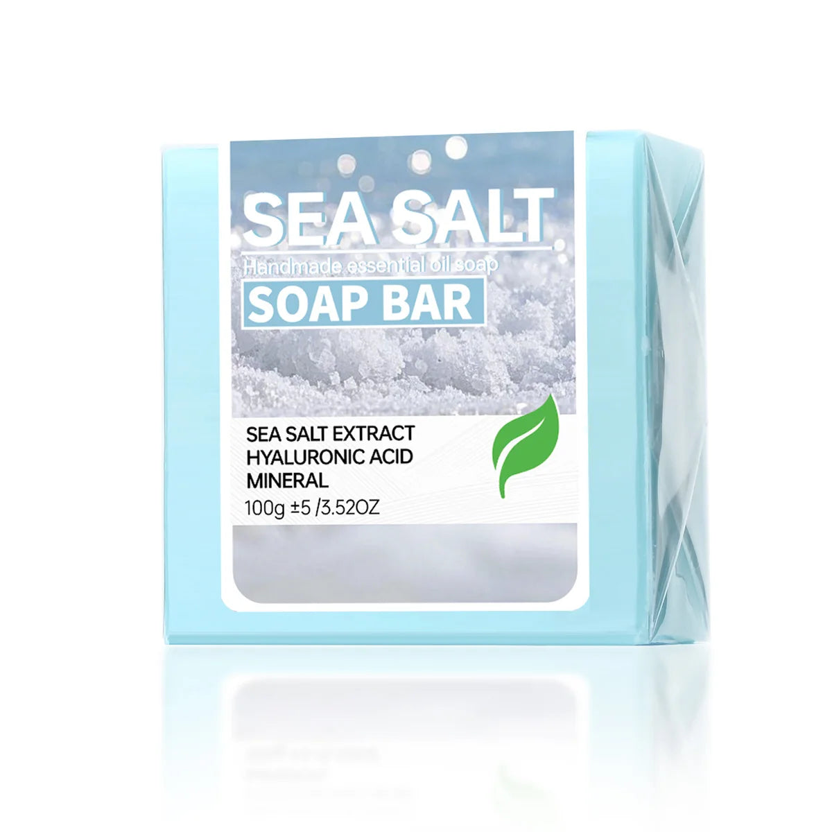 Sea Salt Soap Hyaluronic Acid Hydrating Bar For Dry Skin