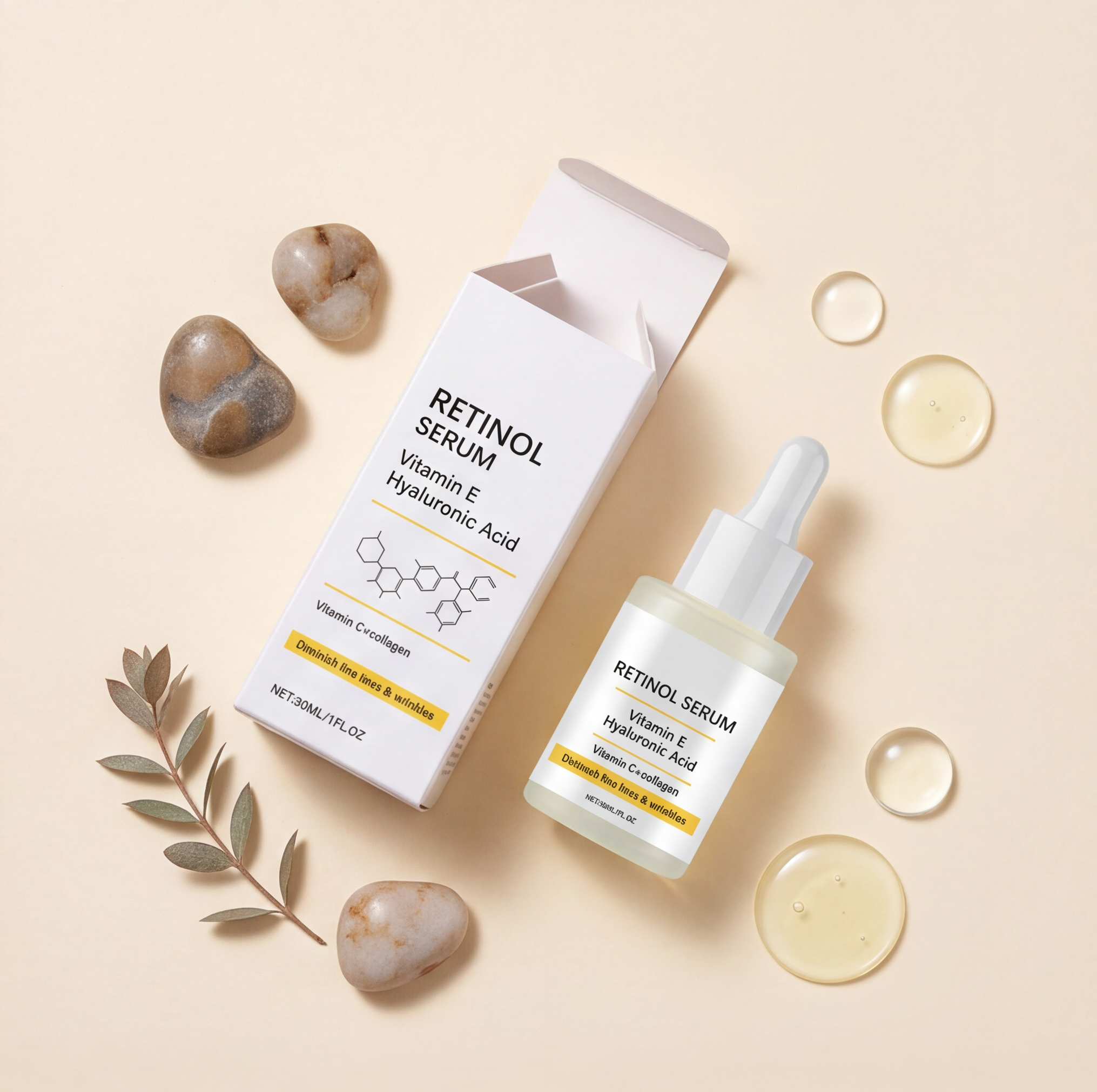 Retinol Anti-Aging Face Serum for Smooth Radiant Skin