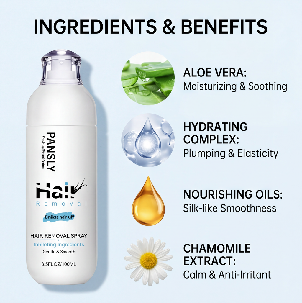 Natural Hair Removal Spray