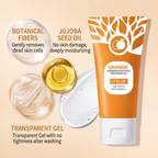 Orange Exfoliating Gel Face Scrub