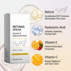 Retinol Anti-Aging Face Serum for Smooth Radiant Skin