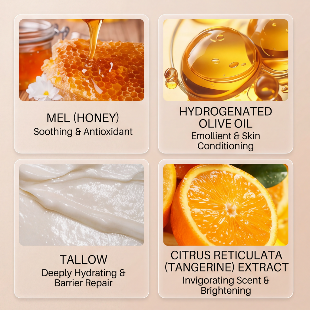 Beef Tallow Honey Moisturizing Cream